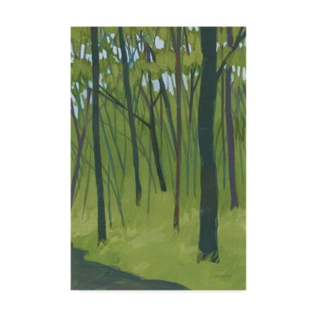 Kathrine Lovell 'Spring Woods Dark Green' Canvas Art,30x47